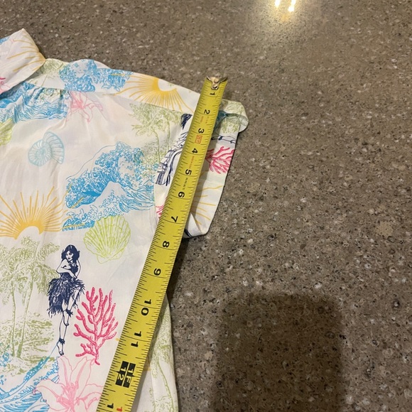 Jane & Delancy button down blouse resort wear size L - Picture 6 of 11